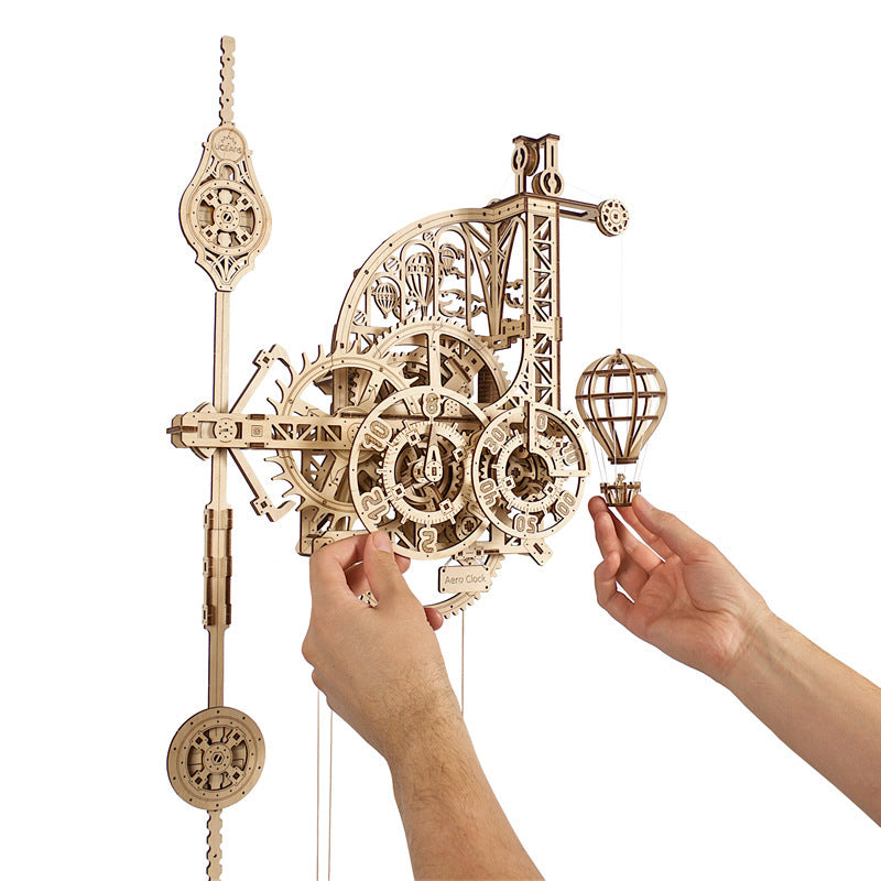 Wooden Mechanical Transmission Model Assembling Toy
