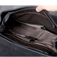 Men's Simple Casual Top Layer Cowhide Backpack
