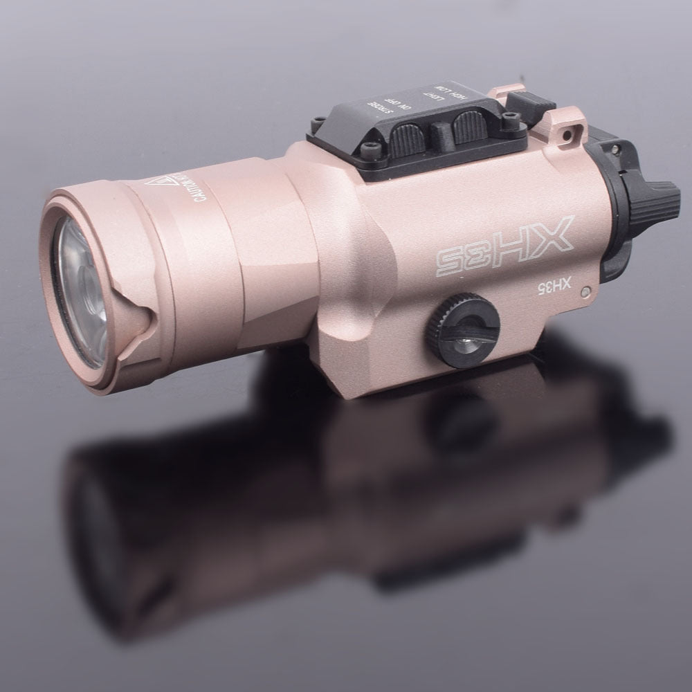 flashlight hung under a water bomb