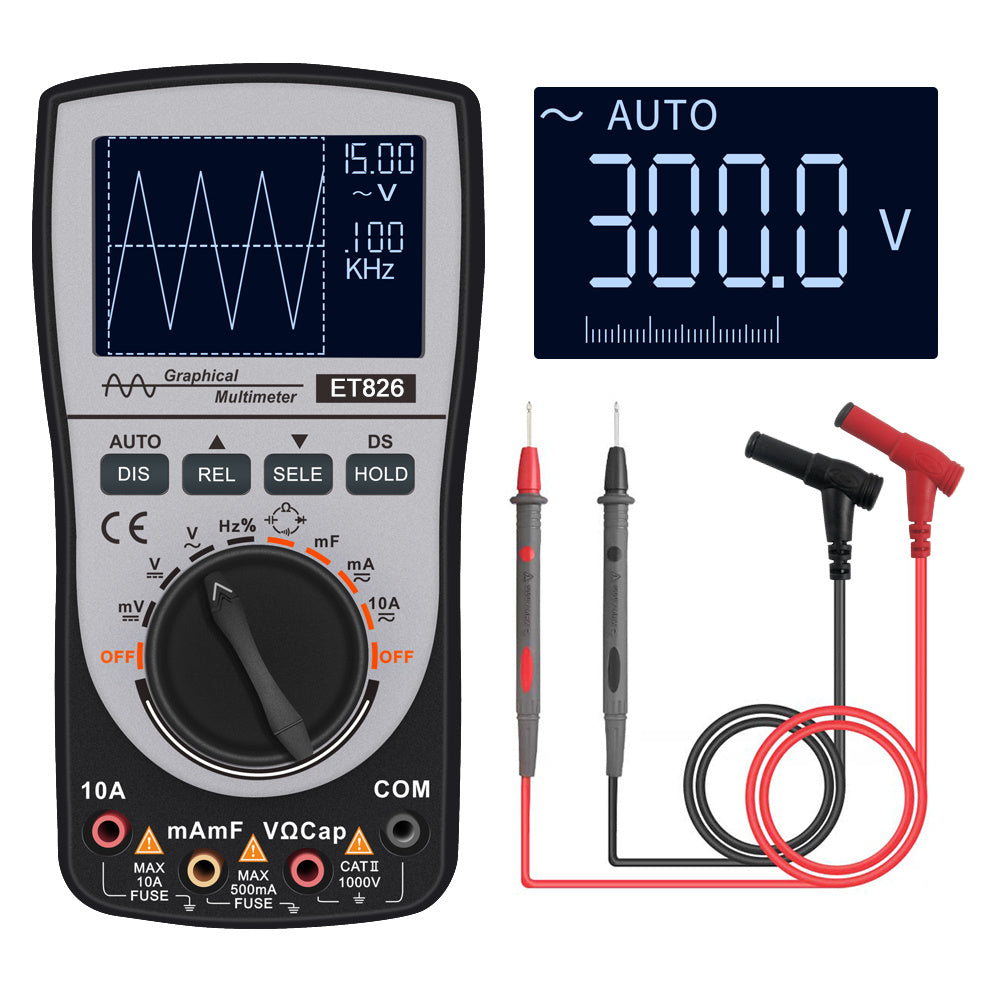 Oscilloscope + Multimeter Two In One Et826 20khz Bandwidth