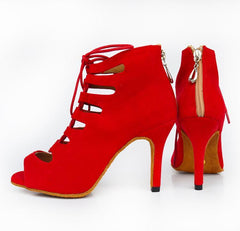 Ladies Mid-High-Heel Soft-Soled Comfortable Dancing Shoes