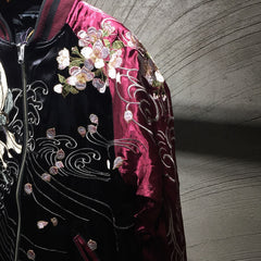 Yokosuka style Raytheon double-sided embroidery coat