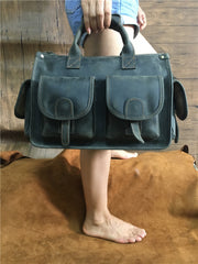Imported First Layer Cowhide One-shoulder Messenger Bag For Men