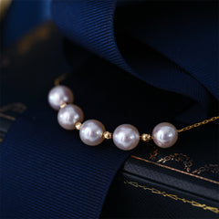 Sky Star 18K Gold Pearl Necklace