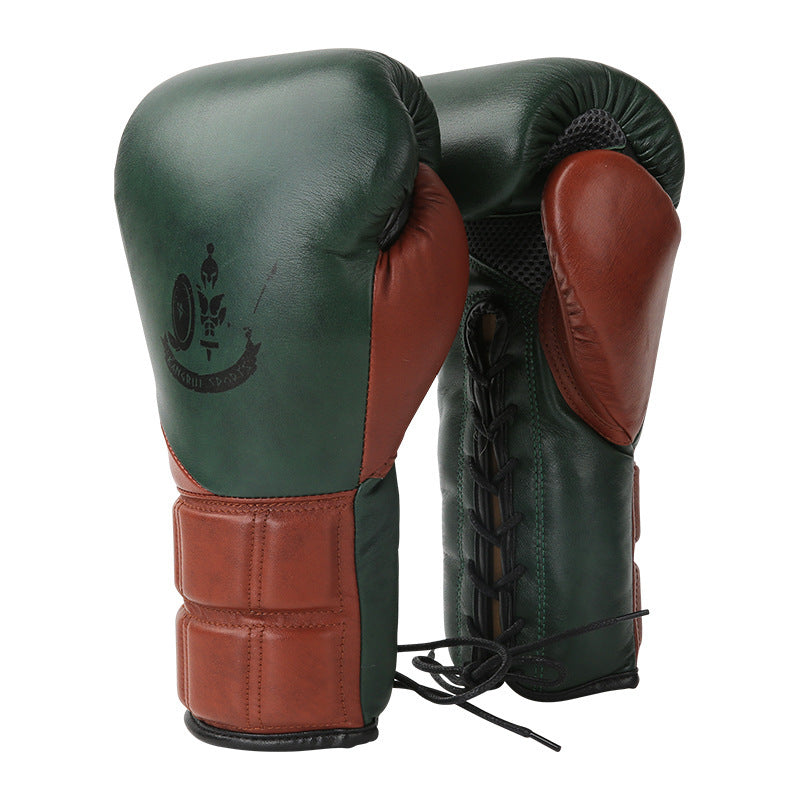 Boxing Hand Dyed Tire Leather Handmade Gloves