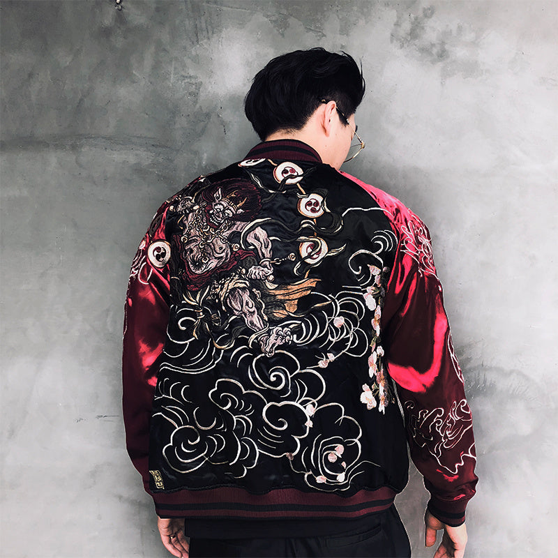 Yokosuka style Raytheon double-sided embroidery coat