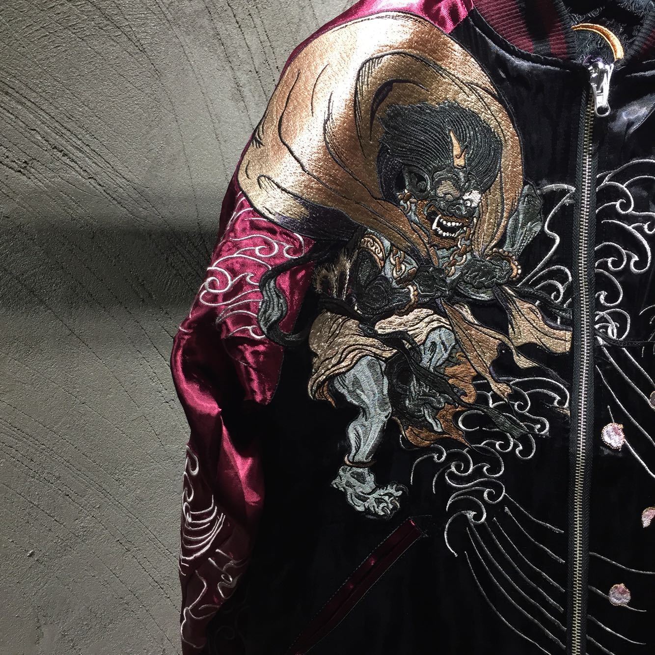 Yokosuka style Raytheon double-sided embroidery coat