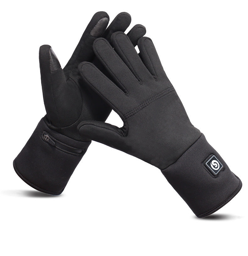 Outdoor Sports Electric Heating Cycling Gloves Touch Screen