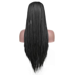 Braided Wigs Synthetic Lace Front Wig Black