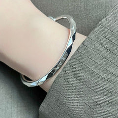 Sterling Silver Bracelet Ladies 999 Foot Silver Lucky Bracelet
