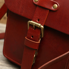 Retro Handmade Backpack Diagonal Bag