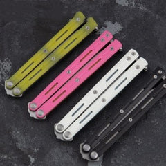 Butterfly Fancy Show Titanium Alloy Uncut Edge