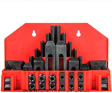 58 Pc Pro-Series 1/2 T-Slot Clamping Kit Mill Machinist Set 3/8-16