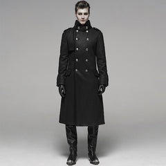 Punk Gothic Rock Fur One Piece Men's Windbreaker