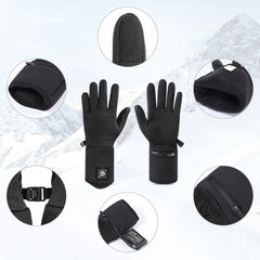 Outdoor Sports Electric Heating Cycling Gloves Touch Screen