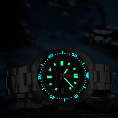 Diving Men's Classic Luminous Sapphire Steel Mechanical Watch