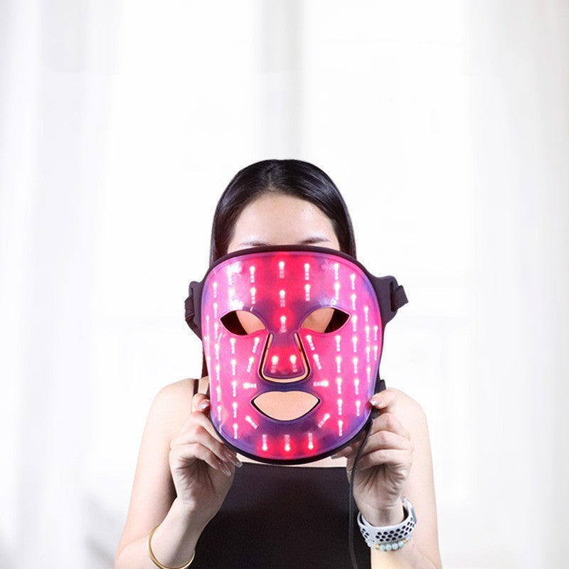 Led Silicone Mask Instrument Photon Rejuvenation Large Row Lamp 7 Color Red Blue Spectrometer