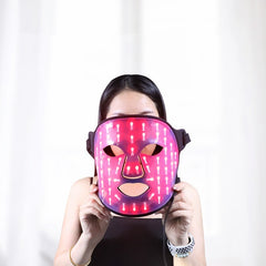 Led Silicone Mask Instrument Photon Rejuvenation Large Row Lamp 7 Color Red Blue Spectrometer
