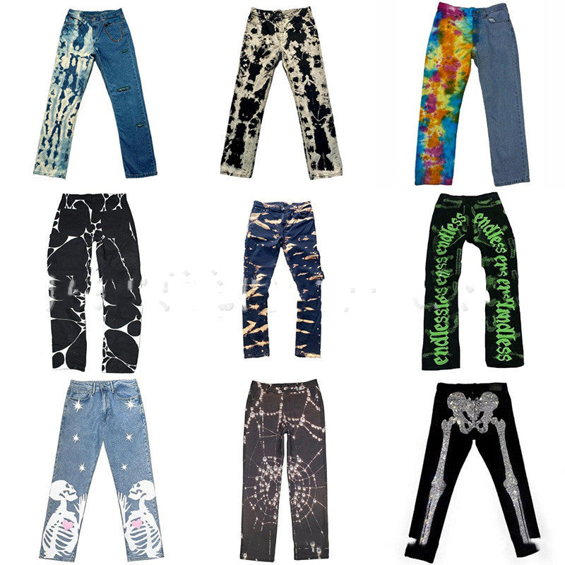 Men's Fashion Casual Straight Slim Fit Jeans