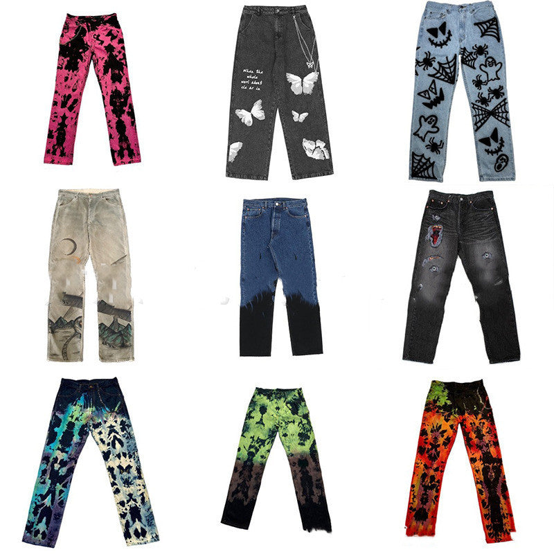 Men's Fashion Casual Straight Slim Fit Jeans