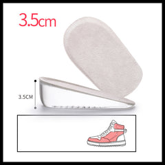 2 pairs of invisible silicone inner heightening insoles