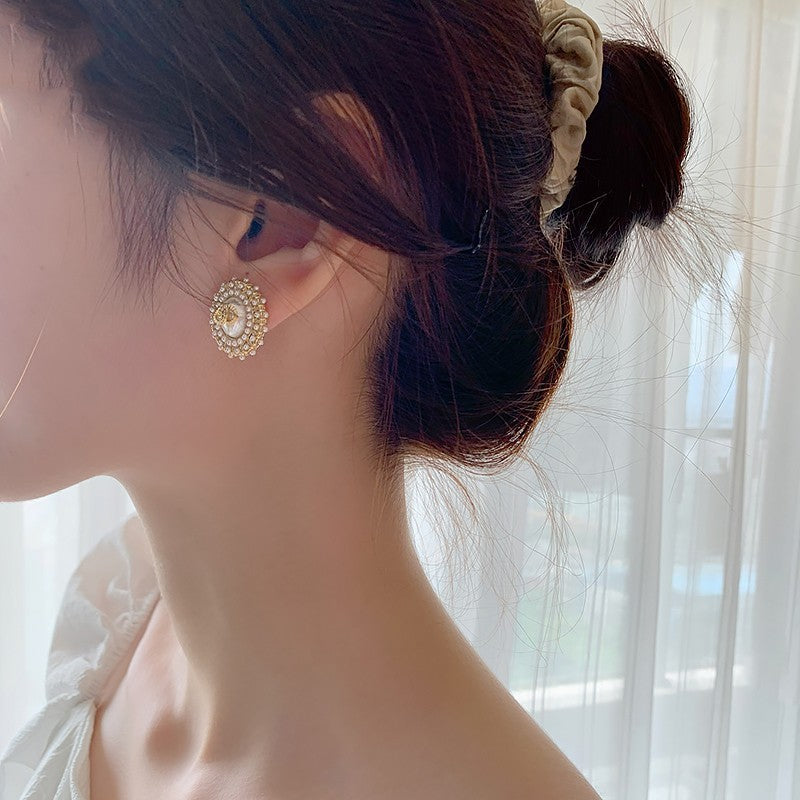 Vintage Hong Kong Style Earrings Female