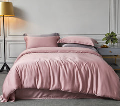Tencel Double-sided Pure Blue Fine Tencel Simple Silky Smooth Bed Products