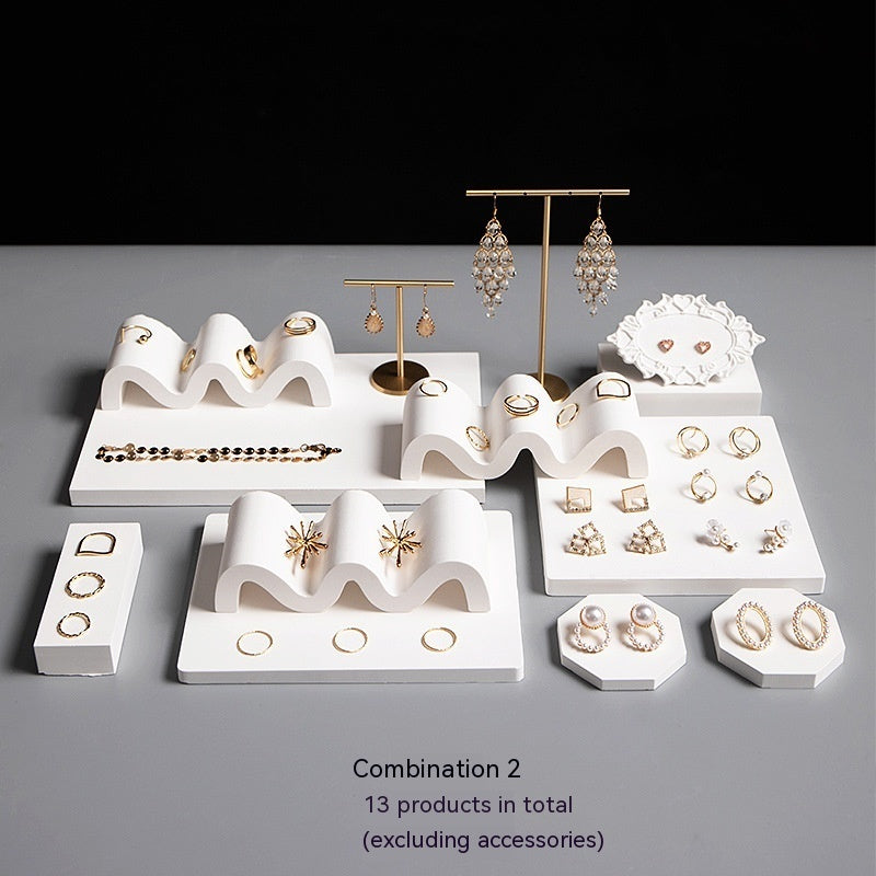 Creative Gypsum Tray Jewelry Display Rack