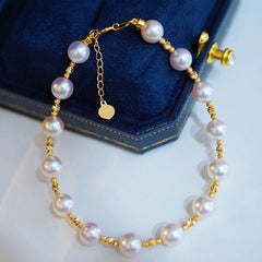 Italian Ins Wind Akoya Sea Pearl Bracelet
