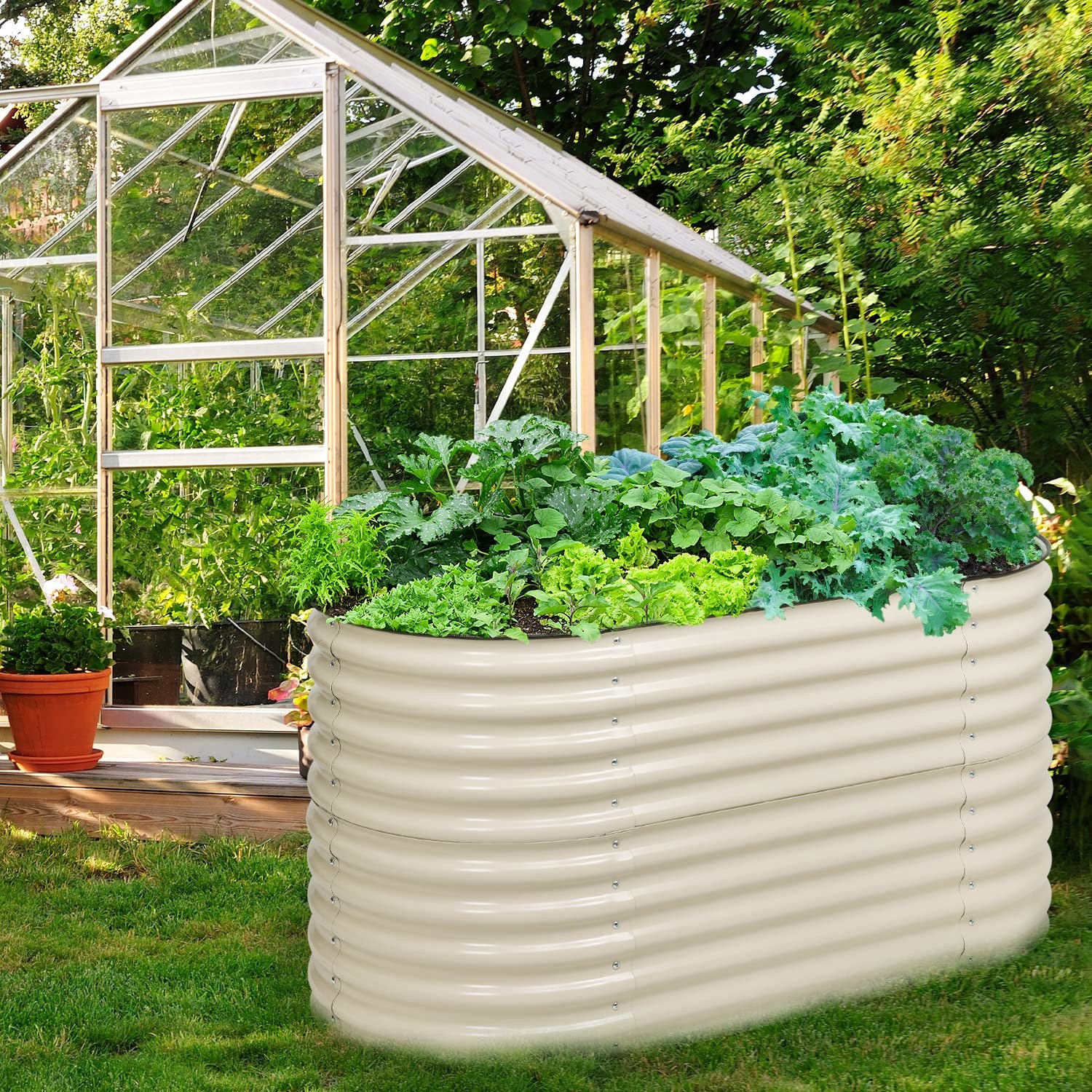 Simple Metal Round Vegetable Planting Frame