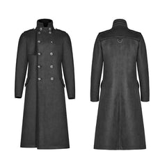 Punk Gothic Rock Fur One Piece Men's Windbreaker