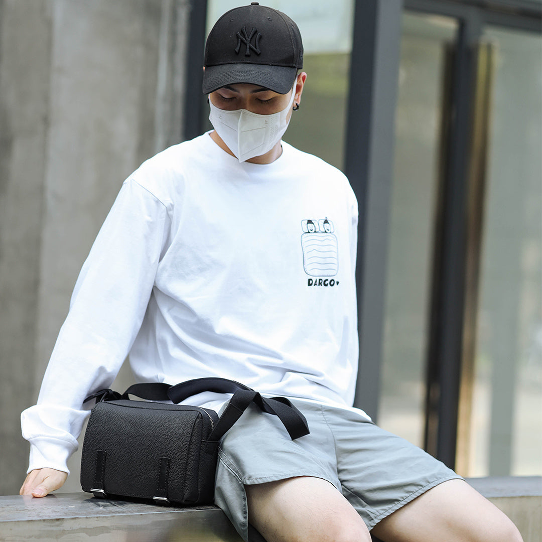 Creative First Layer Cowhide Diy Handmade Messenger Bag