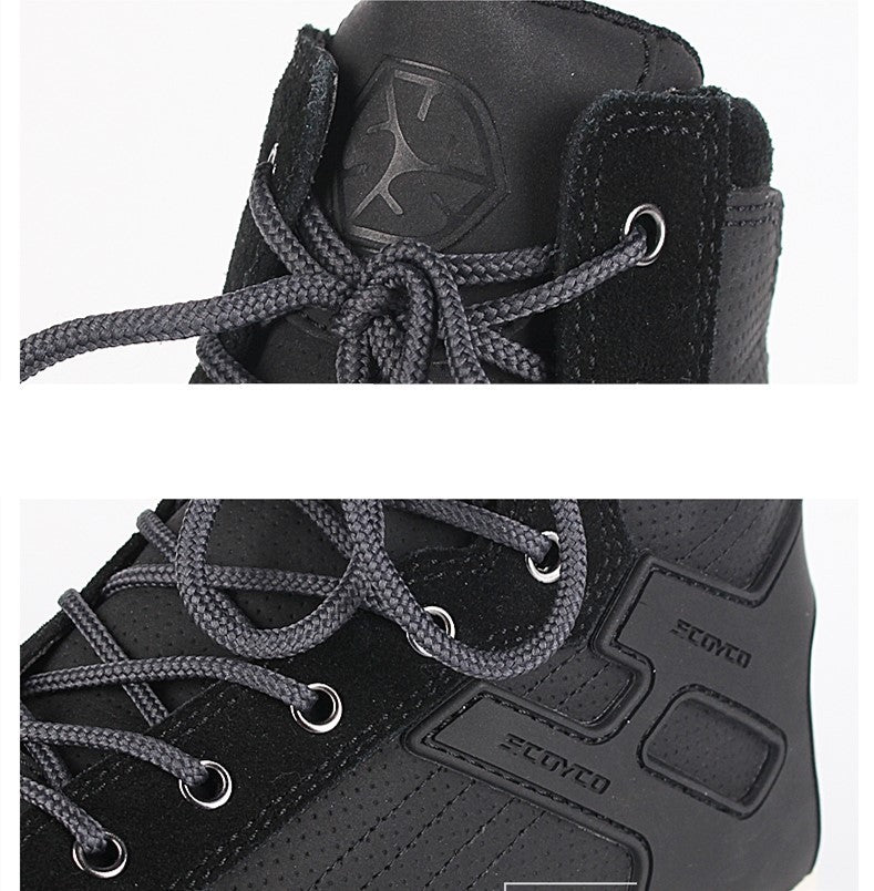 Locomotive anti-drop racing knight shoes