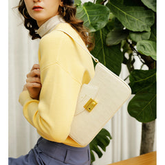 Women's Simple Fashion Underarm Baguette Handbags