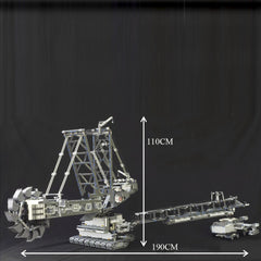Science And Technology Large Bucket Wheel Excavator Remote Control Splicing Refit