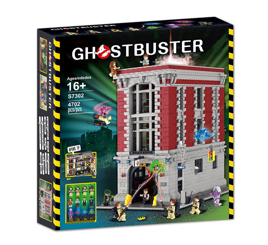 Assembled Building Block Toys For The Fire Fighting Headquarters