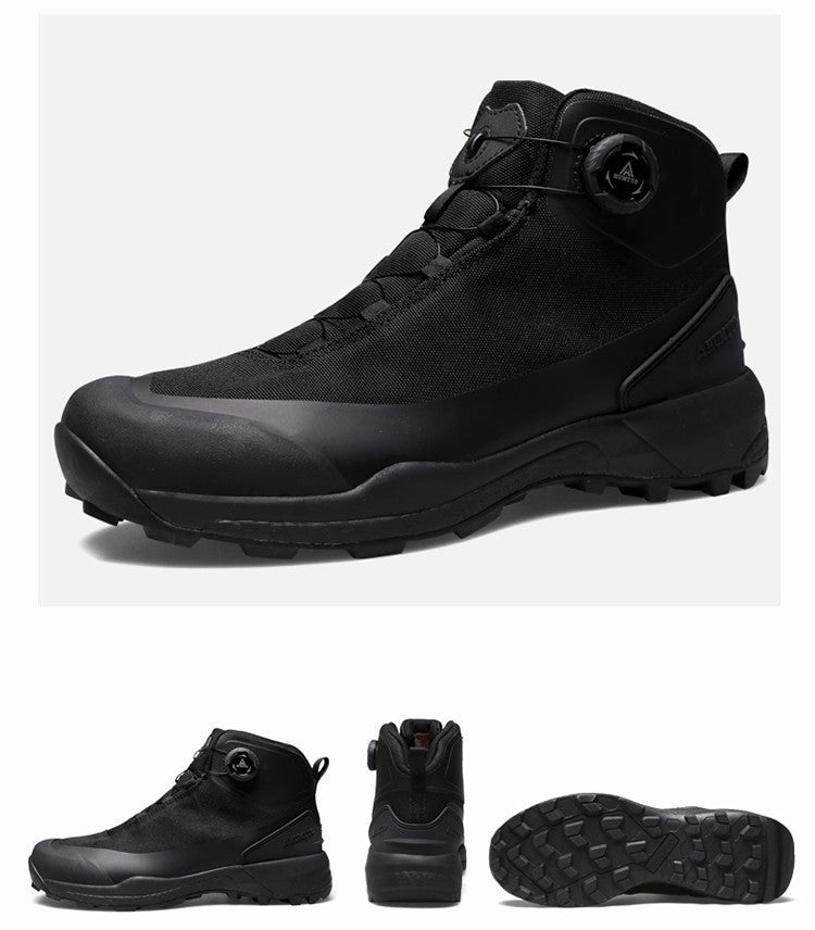 Autumn And Winter New Anti-slip Wear-resistant Comfortable Breathable Shoelace Knob Outdoor Hiking Shoes