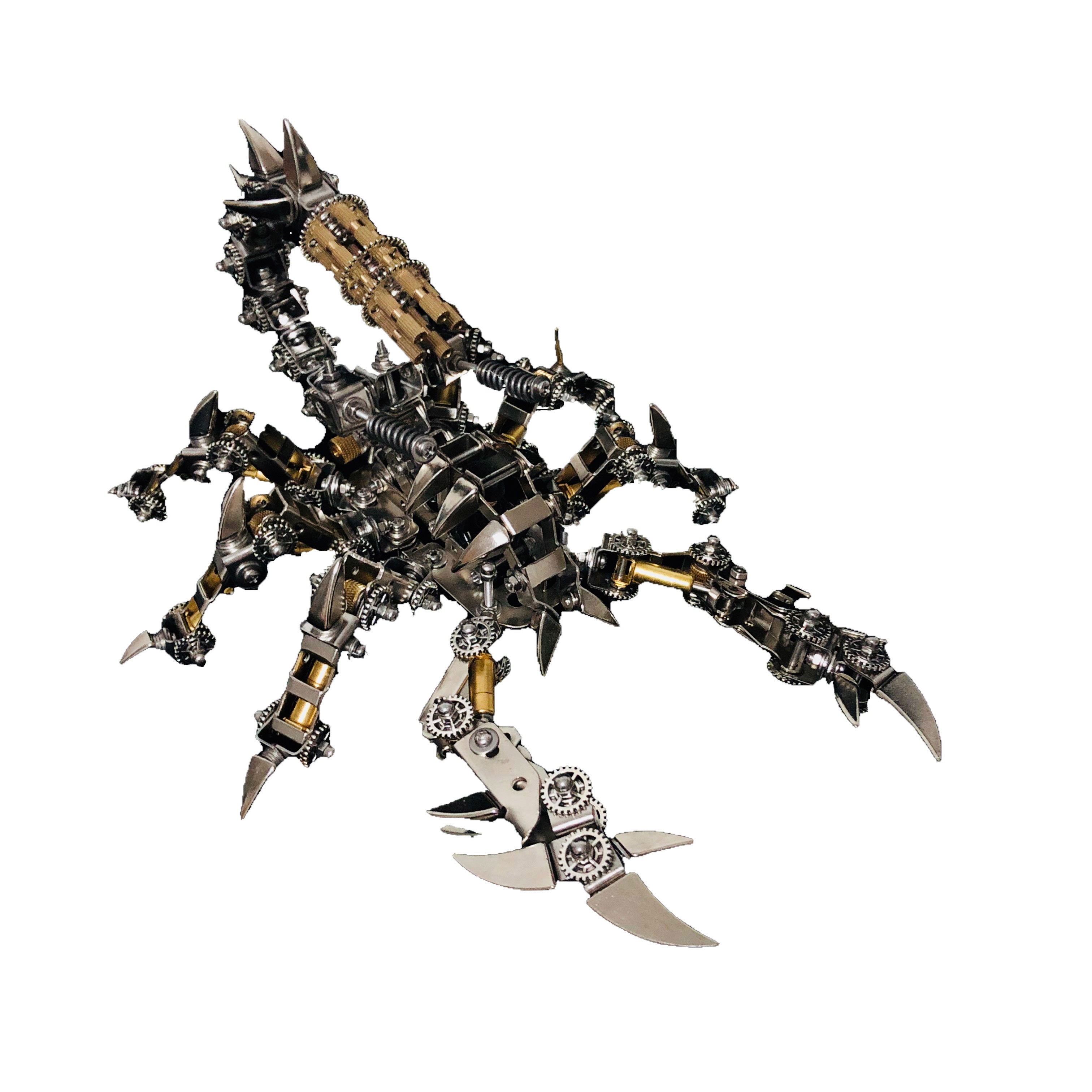 Metal Punk Mecha Gear Model Building Block Toys