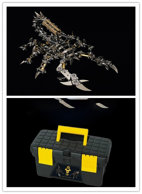 Metal Punk Mecha Gear Model Building Block Toys
