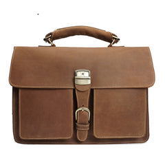 The First Layer Of Cowhide One-shoulder Messenger Leather Bag
