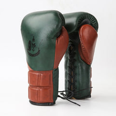 Boxing Hand Dyed Tire Leather Handmade Gloves