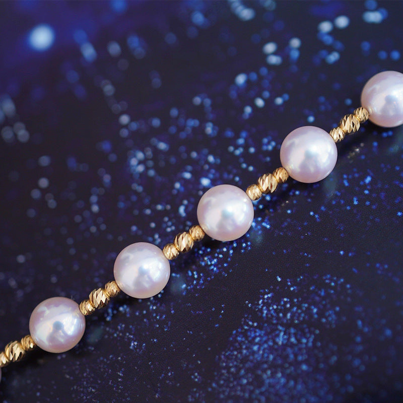 Italian Ins Wind Akoya Sea Pearl Bracelet
