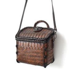 Handmade Cowhide Retro Travel Backpack Large Capacity