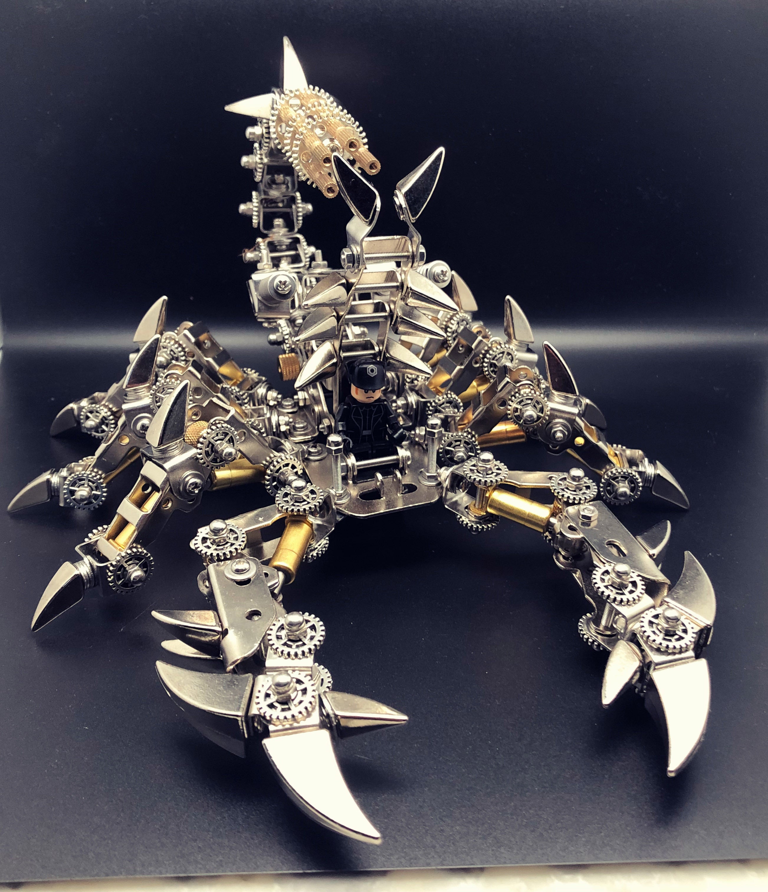 Metal Punk Mecha Gear Model Building Block Toys