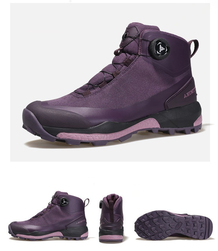 Autumn And Winter New Anti-slip Wear-resistant Comfortable Breathable Shoelace Knob Outdoor Hiking Shoes