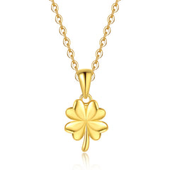 Fashion Clover Pendant Gold Clavicle Chain