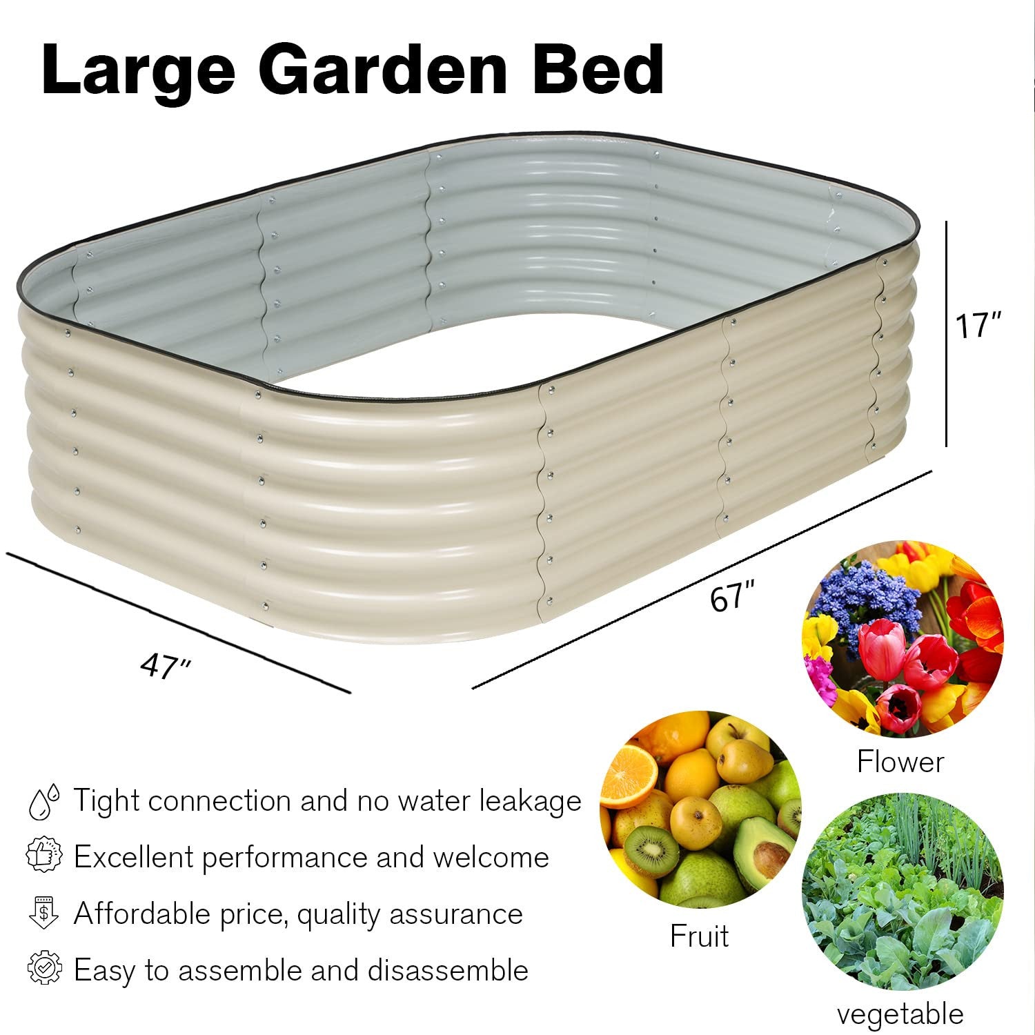 Simple Metal Round Vegetable Planting Frame