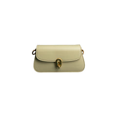 Leather Cow Baguette Underarm Niche Women