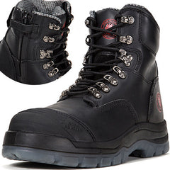 Steel Head Labor Protection Shoes Cowhide Breathable In Summer