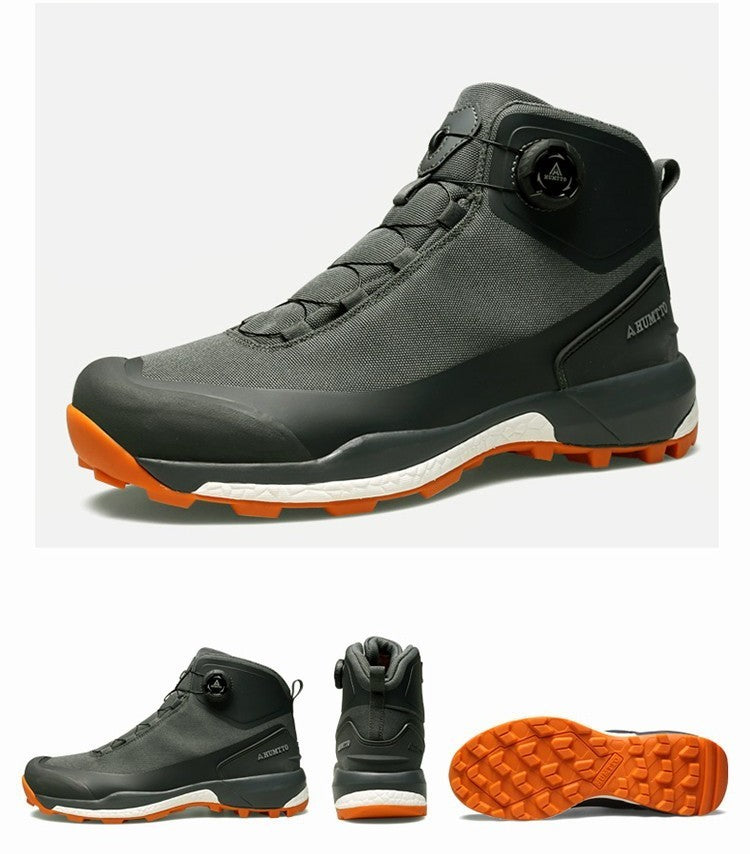 Autumn And Winter New Anti-slip Wear-resistant Comfortable Breathable Shoelace Knob Outdoor Hiking Shoes
